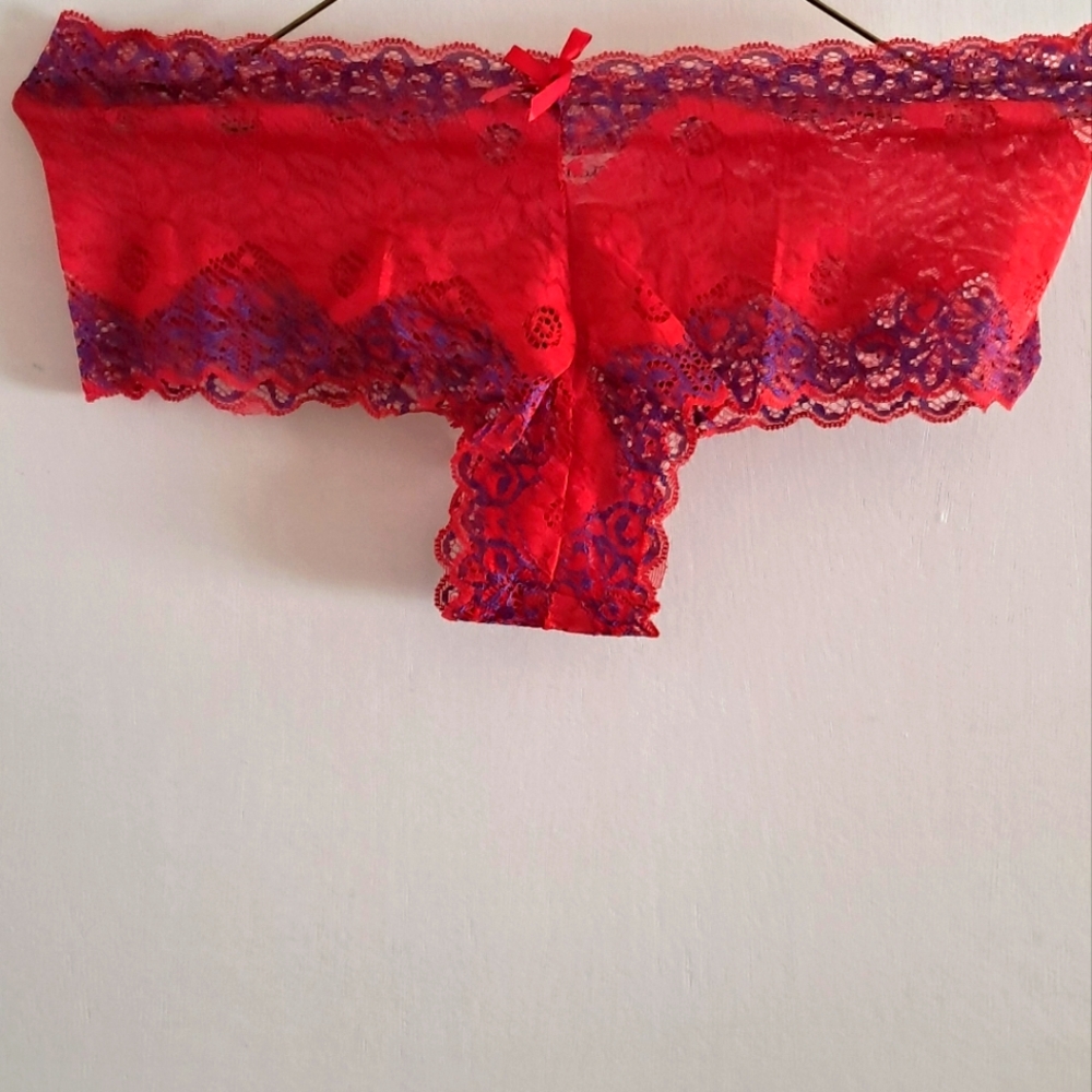 Lace Red and Purple Women's Intimate